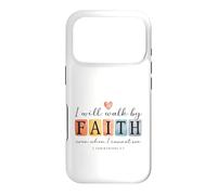 Carcasa para iPhone 17 Pro Caminaré por Faith Christian Bible Verse Design
