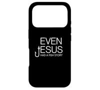 Carcasa para iPhone 17 Pro Camisa Cristiana para Amantes de la Pesca - Even Jesus Had A Fish Story