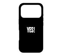 Carcasa para iPhone 17 Pro Camisa That Says Yes - Un diseño Que Dice sí