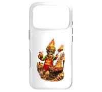 Carcasa para iPhone 17 Pro Camisa Tiki Man King of The Grill - Funny Island BBQ Tiki Art