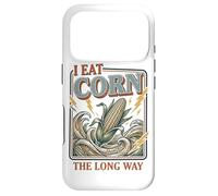 Carcasa para iPhone 17 Pro Camisa vergonzosa I Eat Corn The Long Way Funny Adult Humor
