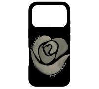 Carcasa para iPhone 17 Pro Camiseta con Cita de Amor Floral poética, gráfico de Rosas Simples