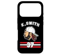 Carcasa para iPhone 17 Pro Camiseta de Kevin Smith VASHL Street Hockey League Team Hawks 37