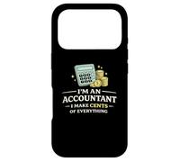 Carcasa para iPhone 17 Pro Camiseta Divertida de Contador I Make Cents of Everything
