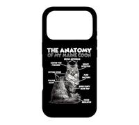 Carcasa para iPhone 17 Pro Camiseta Divertida del Coon de Maine | Anatomía del Maine
