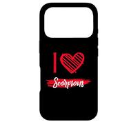 Carcasa para iPhone 17 Pro Camiseta I Love Scorpions I Heart Scorpions