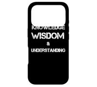 Carcasa para iPhone 17 Pro Camiseta Knowledge Wisdom & Understanding NGE con un 5 por ciento