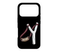 Carcasa para iPhone 17 Pro Camiseta Retro Slingshot Target Practice, Divertida, Juguete para Exteriores