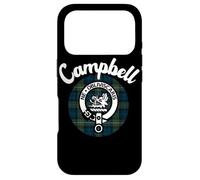 Carcasa para iPhone 17 Pro Campbell Clan Escocés Nombre Escudo De Armas Tartán