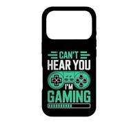 Carcasa para iPhone 17 Pro Can’t Hear You I’m Gaming for Video Game Lovers Funny Gamers