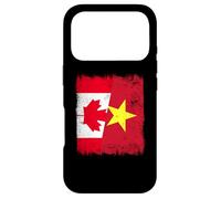 Carcasa para iPhone 17 Pro Canadá Vietnam Media Bandera Historia Vietnamita Canadiense