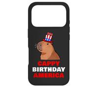 Carcasa para iPhone 17 Pro Cappy Birthday America 250 Years Cute Capybara American