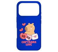 Carcasa para iPhone 17 Pro Capybara Valentine XO Love Hearts Día de San Valentín