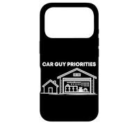 Carcasa para iPhone 17 Pro Car Guy Prioridades Entusiastas del Coche Piezas de automóviles Mecánico de automóviles