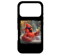 Carcasa para iPhone 17 Pro Cardenal Norteño Aves Biólogo Animal Ornitólogo Pájaro