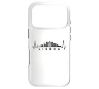 Carcasa para iPhone 17 Pro Cardiogram Skyline Portugal-Lisboa-Lisbon