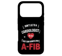Carcasa para iPhone 17 Pro Cardiólogo Divertido Diciendo Que no mientas, detectan la Fiebre afib