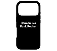 Carcasa para iPhone 17 Pro Carmen es una Punk Rocker