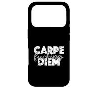 Carcasa para iPhone 17 Pro Carpe F Palabra Diem Aprovechar el día maldiciendo Divertido Ajuste Idea Vintage