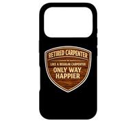 Carcasa para iPhone 17 Pro Carpintero Jubilado como una diversión Regular de jubilación más Feliz