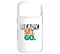 Carcasa para iPhone 17 Pro Carrera Ready Go Marathon Go Time Get Moving Sprinter de 10 km y 5 km