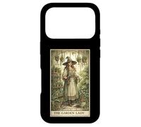 Carcasa para iPhone 17 Pro Carta de Tarot The Garden Lady Botanist Gardening