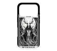 Carcasa para iPhone 17 Pro Carta de Tarot Wendigo Monster Cryptid Mythical Beast