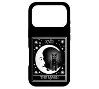 Carcasa para iPhone 17 Pro Carta del Tarot Luna Creciente y gráfico de Gato Negro