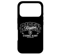 Carcasa para iPhone 17 Pro Carta universitaria de Risen Kingdom Eternal Glory Christian Faith