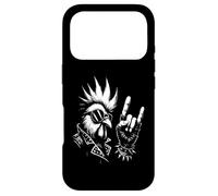 Carcasa para iPhone 17 Pro Cartel de Mano de Pollo Rock 'n Roll - Vintage Rock Chicken Lover