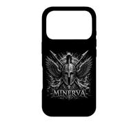 Carcasa para iPhone 17 Pro Casco Minerva, Diosa Romana, guerrera, alas y Lanza