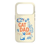 Carcasa para iPhone 17 Pro Cat Dad Club Funny Cat Lover Father's Day