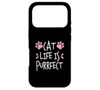 Carcasa para iPhone 17 Pro Cat Life Amantes de los Gatos