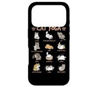 Carcasa para iPhone 17 Pro Cat Yoga Poses Cats Practicing Mindfulness Meditation Kitten