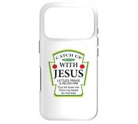 Carcasa para iPhone 17 Pro Catchup with Jesus Shirt Funny Christian Gift