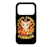 Carcasa para iPhone 17 Pro Cats, Carbs, & Cuddles Thanksgiving Dinner Kitten