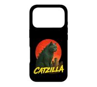 Carcasa para iPhone 17 Pro Catzilla Gato Monstruo Japonés