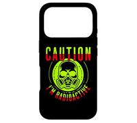 Carcasa para iPhone 17 Pro Caution I'm Radioactive Funny Cancer Warrior Chemo Radiation