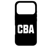 Carcasa para iPhone 17 Pro CBA No Puede Ser Arsed! Divertido Perezoso Hermano Y Adolescente Memes