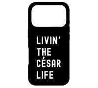 Carcasa para iPhone 17 Pro César viviendo la Vida de César Nombre Divertido