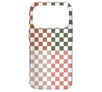Carcasa para iPhone 17 Pro Checkerboard Classic Checkered Checker Earth Beige Colors