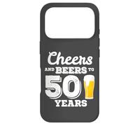 Carcasa para iPhone 17 Pro Cheers and Beers to 50 Years 50th Birthday