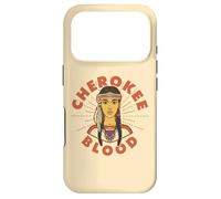 Carcasa para iPhone 17 Pro Cherokee Blood Nation Sunburst Orgullosa Mujer nativa Americana