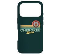 Carcasa para iPhone 17 Pro Cherokee Blood Retro Sun Vintage Indian American Tocado