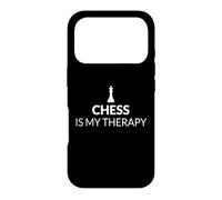 Carcasa para iPhone 17 Pro Chess Is My Therapy Funny Chess Lover Juego de Mesa de Estrategia