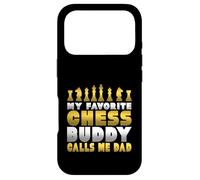 Carcasa para iPhone 17 Pro Chess Player Humor Favorite Chess Buddy Calls Me Dad Chess