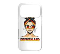 Carcasa para iPhone 17 Pro Chica Alemana ama la Bandera de Alemania Deutsches Mädchen Deutschland
