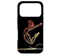 Carcasa para iPhone 17 Pro Chica Trampolinista Amante del Trampolín