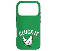 Carcasa para iPhone 17 Pro Chicken Cluck It Farm Farmer Farming Huevos en el Patio Trasero, Lindo y Divertido