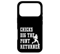 Carcasa para iPhone 17 Pro Chicks Dig The Punt Returner Special Teams Gráfico Dicho